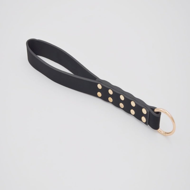 outerunner Store Riding Crop Horse Whip Doule PU with Metal Rivets Black Crop Slapper for Horse Equestrian Sports - Image 3